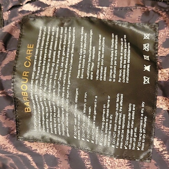 Barbour Leather and Waxed Motorcycle Jacket - Picture 11 of 11